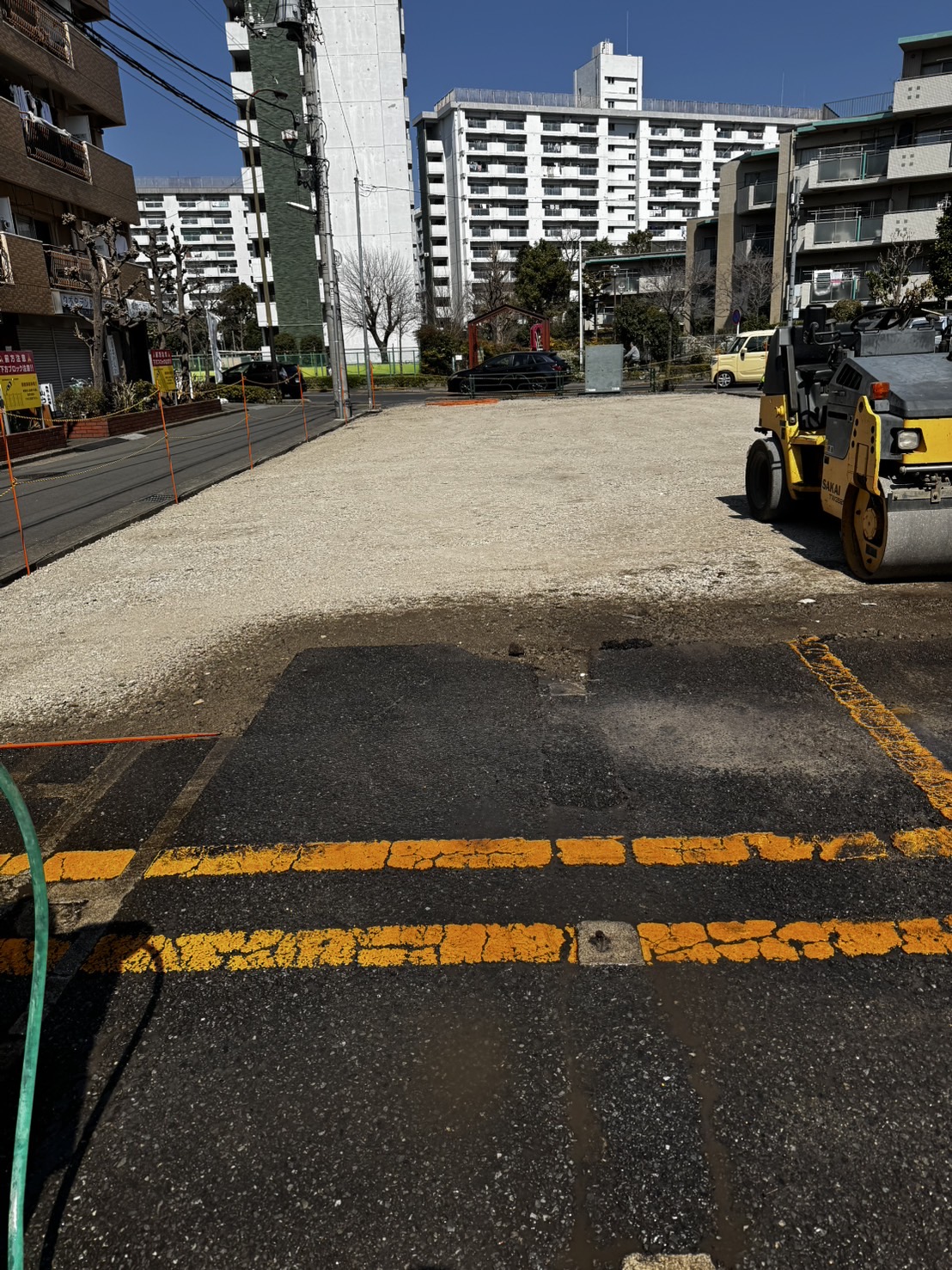 砂利　駐車場　事例